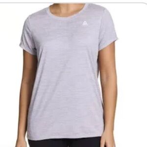 🔥10 for $100🔥 Reebok Women's Light Gray Short Sleeve athletic Tee NWT